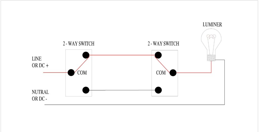 2 way switch wiring