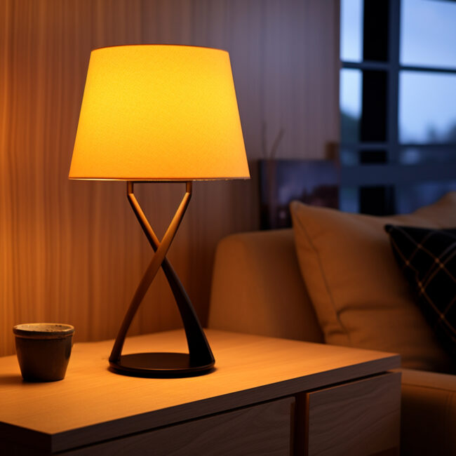 Cordless table lamp