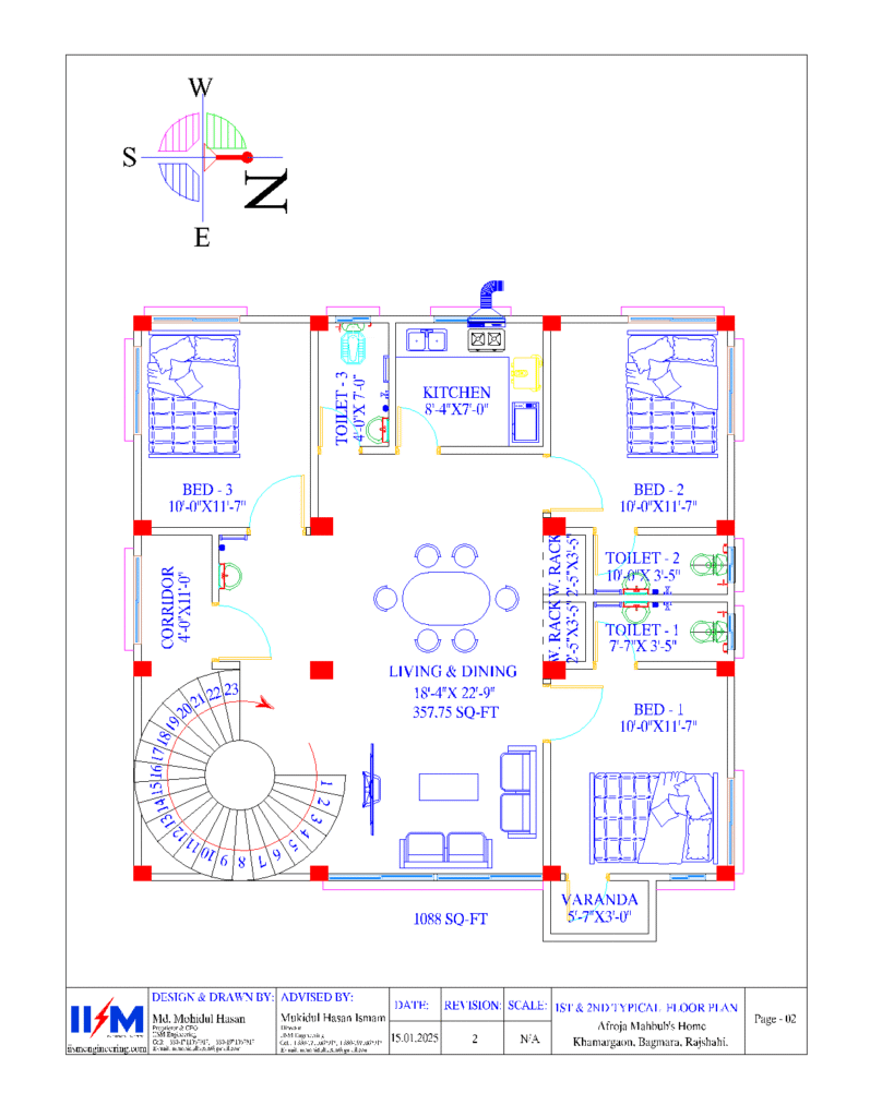 Floor Plan ( Duplex )
