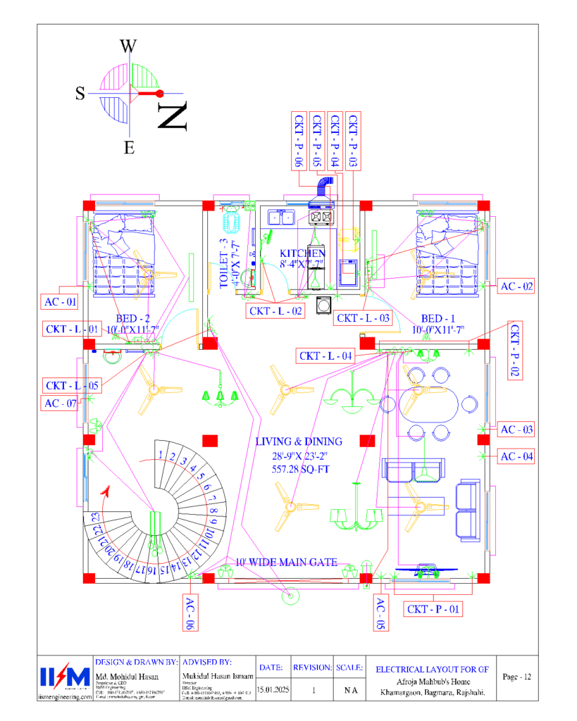 Electrical Drawing (Duplex)