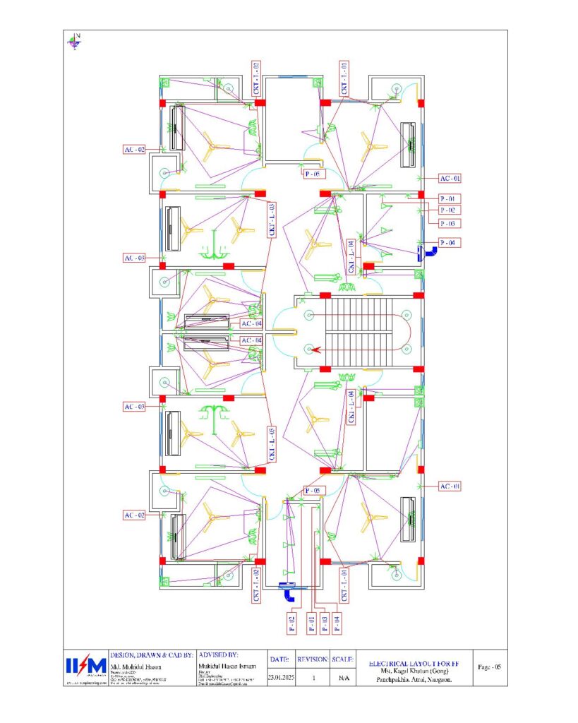 Electrical Drawing 2400 sq ft